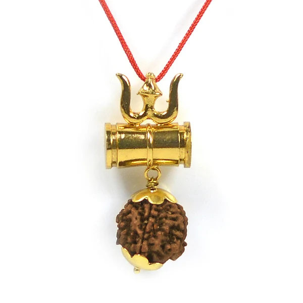 rudhraksh trishul pendant 1 1